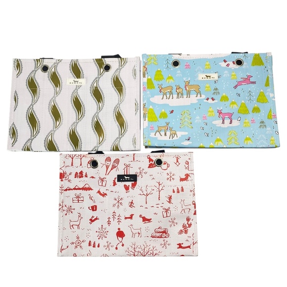 SCOUT Mixed Pattern Small Size Gift Bag Set (Set of 3) - Picture 1 of 9